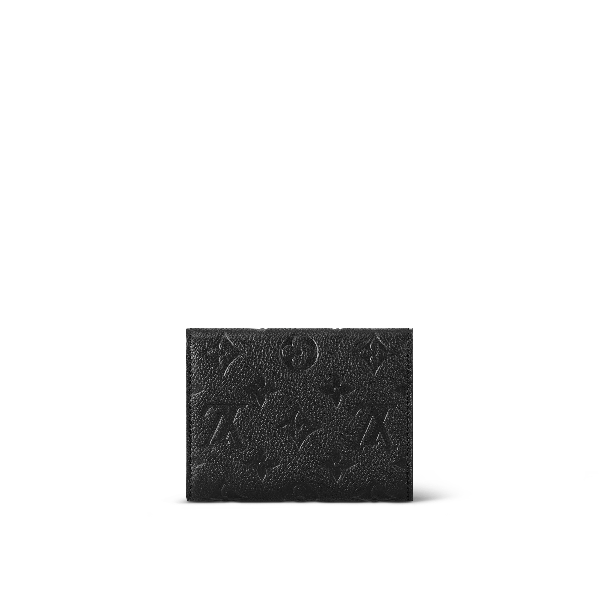 Victorine Wallet - Luxury Monogram Empreinte Leather Black | LOUIS